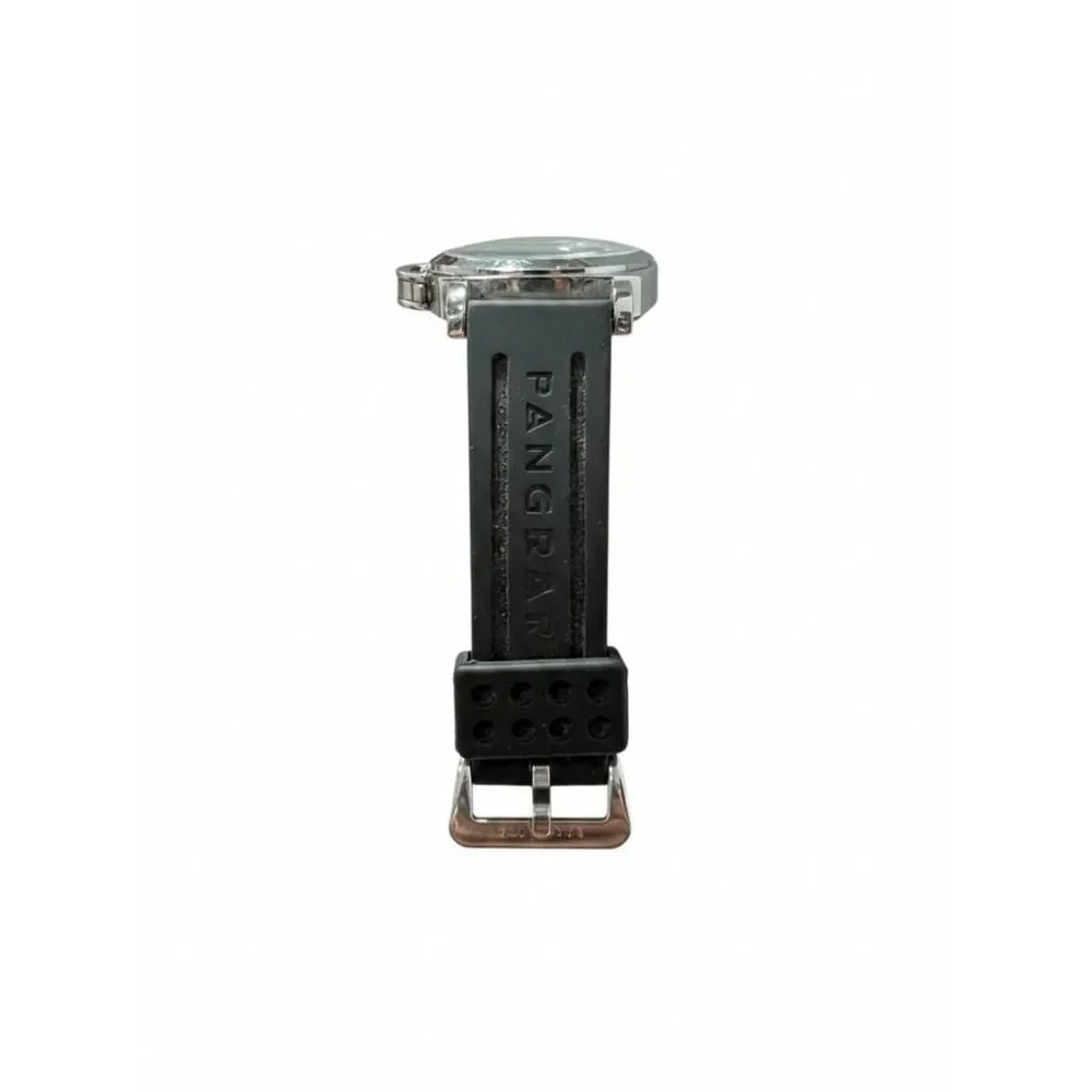 COPY PANERAI LUMINOR GMT Water Resistant Rubber Strap Automatic Black Dial Stain